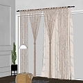 Modern Curtains 3d model