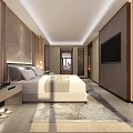 Modern Living and Dining Room Interior with Sofa Coffee Table Bookshelf and Pendant Light