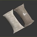 Car Seat Cushions With Mesh Texture In White And Light Brown Tones