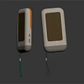 Portable Handheld Equipment Featuring Colorful Screen Green Lanyard And Orange Accent