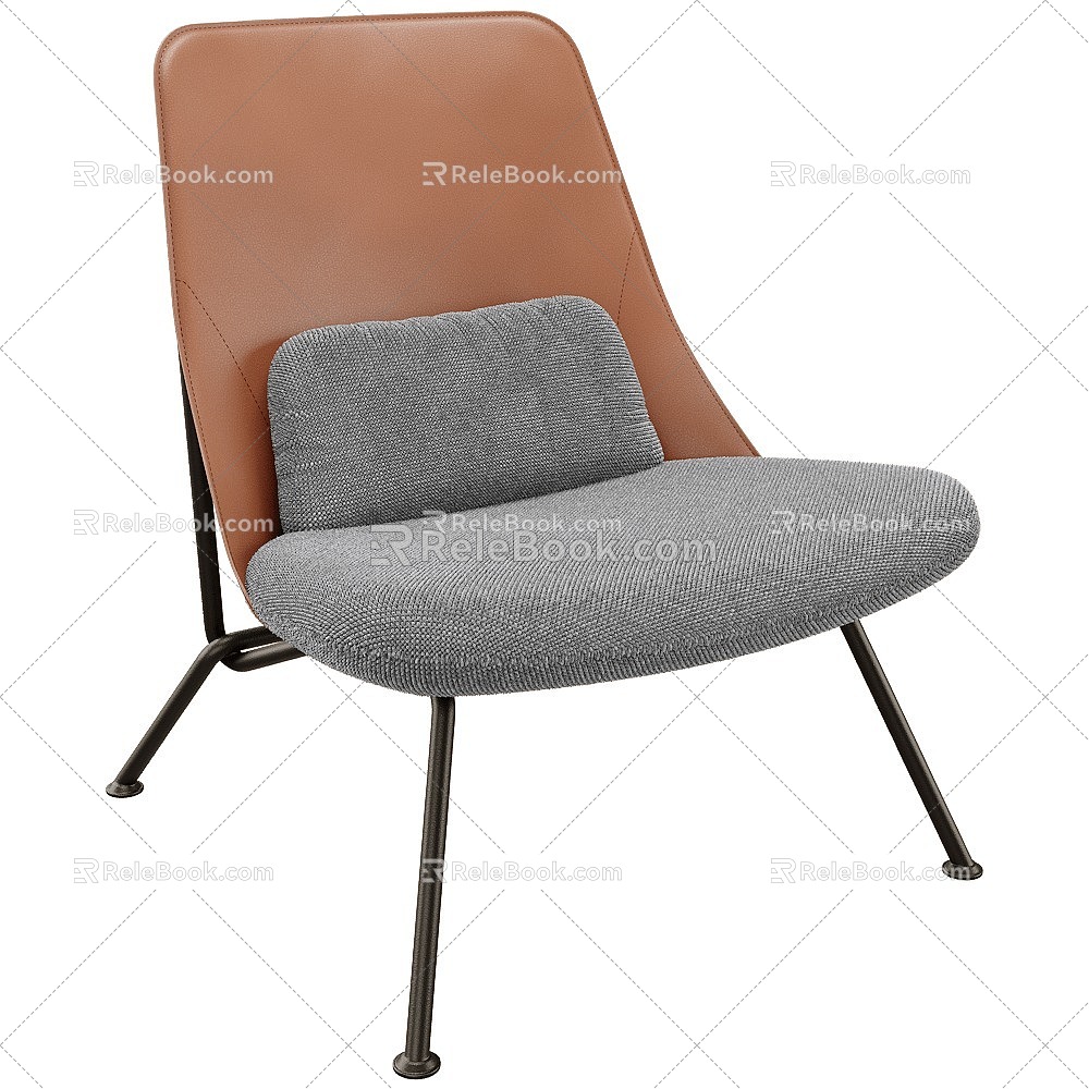 Prostoria lounge chair 3d model