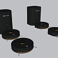 Deerma Robotic Vacuum Cleaners With Multiple Charging Docks For Home Cleaning 3d model