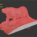 Lizard Anime Lizard Cartoon Lizard Reptile Cold Blooded Animal Reptile 3d model