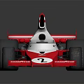 Red And White Formula One Racing Car With Number 2 And Goodyear Logo