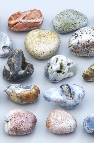 Stone Pebbles Collection Stone Wonder Stone Beautiful Stone Granite Marble Stone Block Gravel 3d model