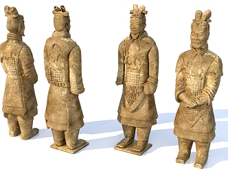 Qin Dynasty Terracotta Warriors and Horses 3d model