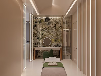 The private room of SPA Beauty and Health Hall 3d model