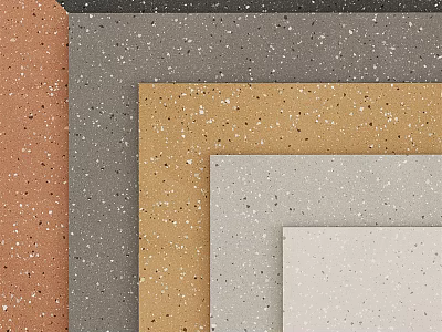 Speckled Floor Tiles In Various Colors Like Brown Gray Beige And White 3d model