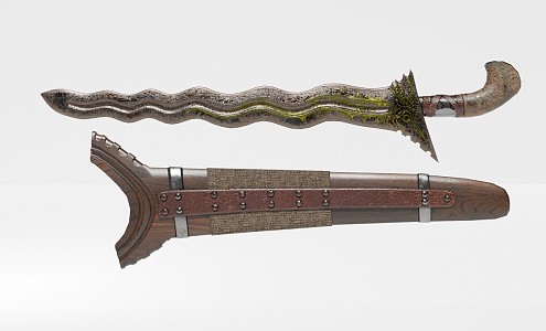 Modern Sword Long Sword 3d model