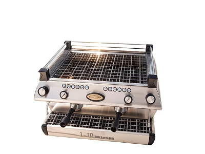 La Marzocco Stainless Steel Espresso Machine Kitchen Appliance With Control Panel And Steam Nozzles 3d model