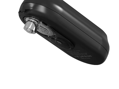 Modern Black Electronic Security Device With Key Lock And Compact Design 3d model