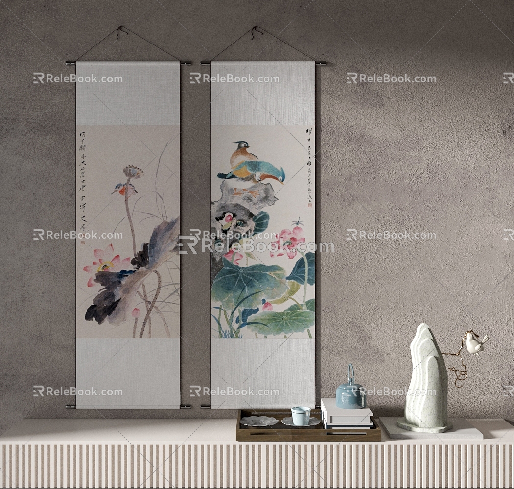 New Chinese Decorative Painting model