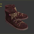 Brown High Top Casual Boots with Leather Suede Upper and White Sole for Daily Wear