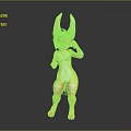 Modern Game Character Bunny Character Hare 3d model