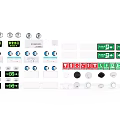 Essential Fire Safety Equipment Collection With Emergency Exit Signs Lights Alarms Detectors