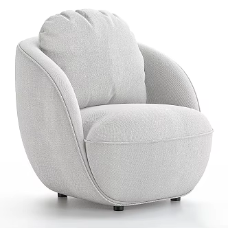 Single sofa 3d model