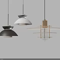 Modern Pendant Lights with Geometric Shapes Black Gray and Gold Finishes for Contemporary Home Interiors