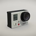 HERO3 Action Camera Compact Digital Device Featuring High Resolution Lens And Screen 3d model