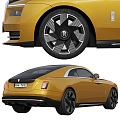 Rolls-Royce Shining Electric Car Coupe Rolls Royce Spectre 3d model