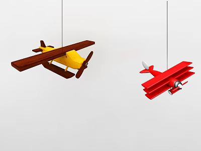 Modern Chandelier Aircraft 3d model
