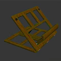 Wooden Art Easel Orange Drawing Supplies For Artists Canvas And Painting Tools