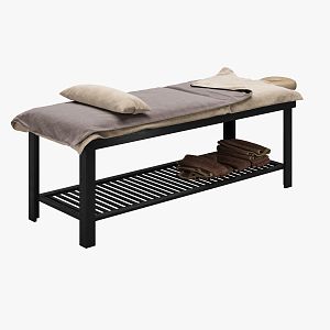 Modern massage bed 3d model