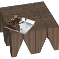 Modern coffee table 3d model