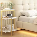 Nordic bedside table side table 3d model