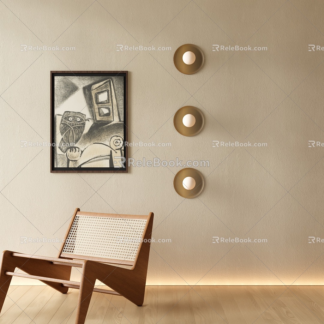 Decorative wall lamp Minimalist wall lamp 3d model