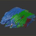 Geography, topography, mountain shape, ridge, ridge, valley, mountain range, canyon, geomorphology, mountain peak, mountain body 3d model