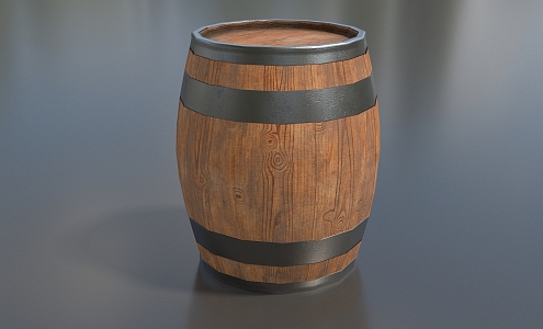 Wine Barrel Wooden Barrel Oak Wine Barrel Old Wooden Barrel Wine Barrel Wine Barrel Wine Barrel Simple Model Wine Barrel Low Model Low Face Number Wine Barrel Game Wine Barrel 3d model