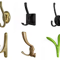 Stylish Wall Mounted Hooks With Multiple Colors And Unique Shapes For Home Decor