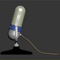 Microphone Amplifier Capacitor Microphone High-end Microphone Wheat Desktop Microphone Broadcasting Microphone 3d model