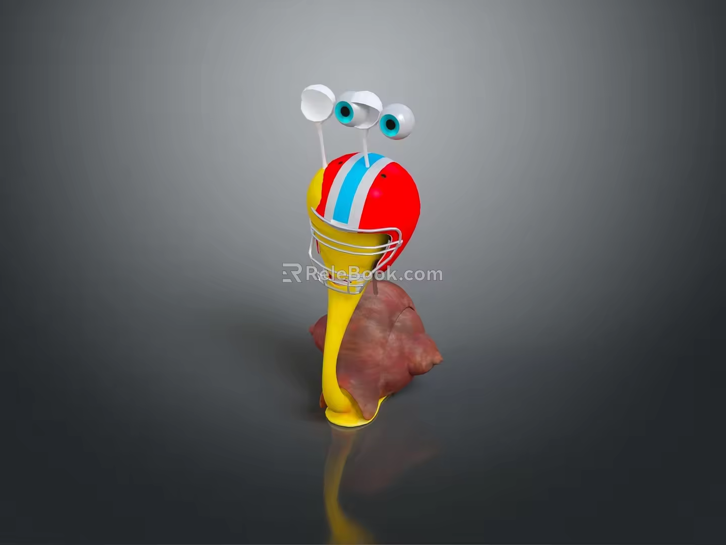 Snail Cartoon Snail Small Snail Reptile Cold Blooded Animal Reptile 3d model