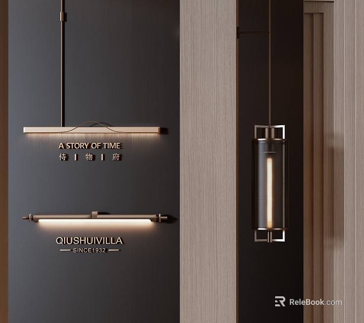 Modern Minimalist Wall Lights With Sleek Metal Frame And Glass Shade For Interior Decoration 3d model 