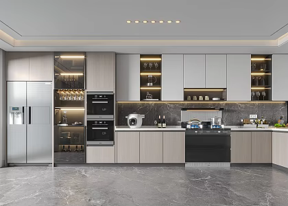 Modern Kitchen 3d model