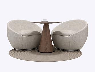 Modern Negotiation Table and Chair Combination Leisure Table and Chair Coffee Table and Chair Signing Table and Chair Tea Table and Chair 3d model