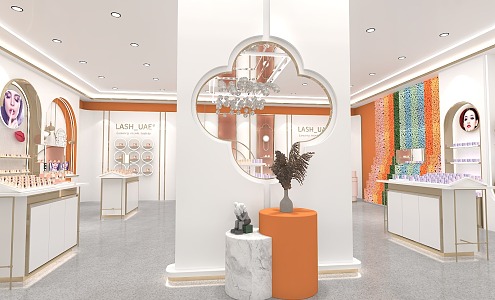 Modern Cosmetics Store 3d model