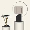 Modern table lamp 3d model