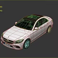 Sleek White Sedan With Black Roof Modern Design And Stylish Wheels