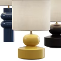 Modern Table Lamp West Elm Totem 3d model