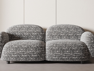 Modern double sofa 3d model