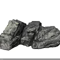 Natural Wood Stone Rocks With Textured Surface For Decorative Landscaping Use