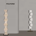Modern Cream Style Floor Lamp 3d model