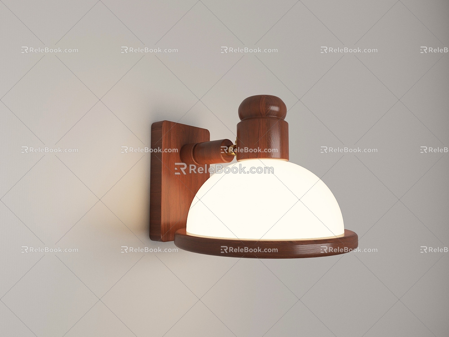 French retro wall lamp 3d model