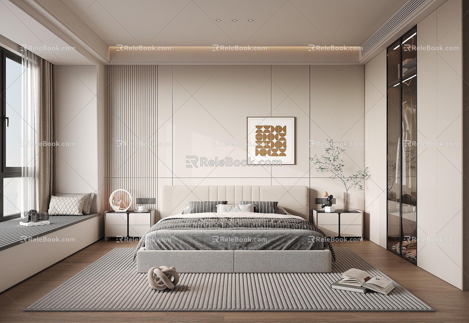 Modern Bedroom 3d model