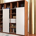 Modern Bookcase Bookshelf 3d model