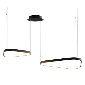 Modern chandelier 3d model