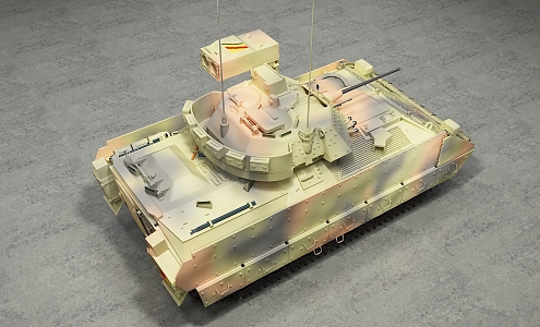 Modern Tanks 3d model