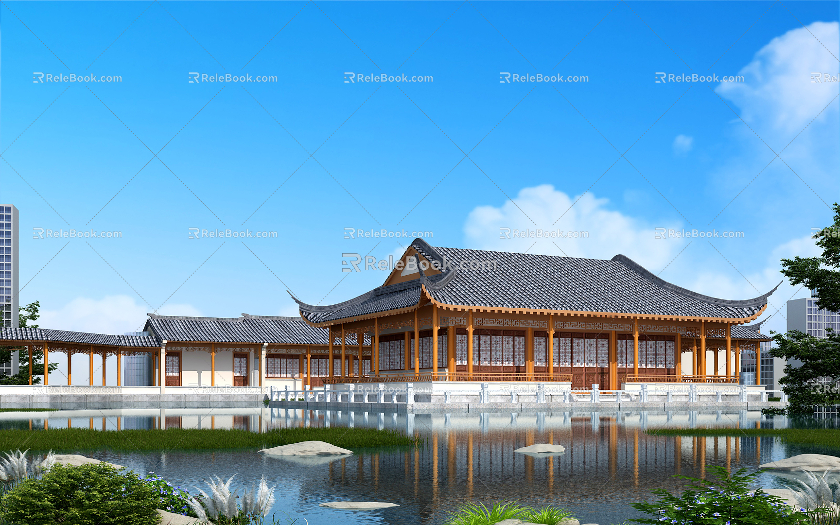 Chinese ancient building 3d model